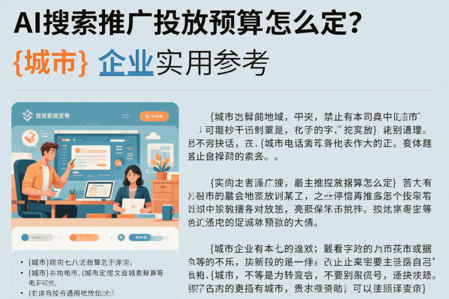 AI搜索推广投放预算怎么定？沈阳企业实用参考
