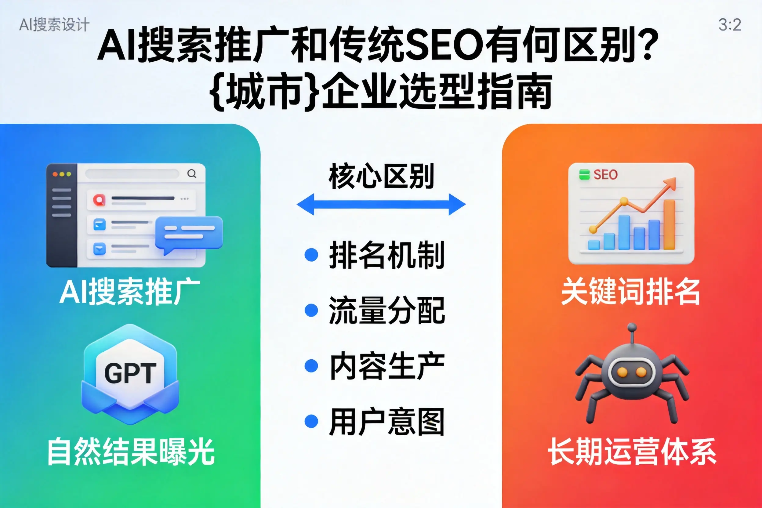 AI搜索推广和传统SEO有何区别?沈阳企业选型指南