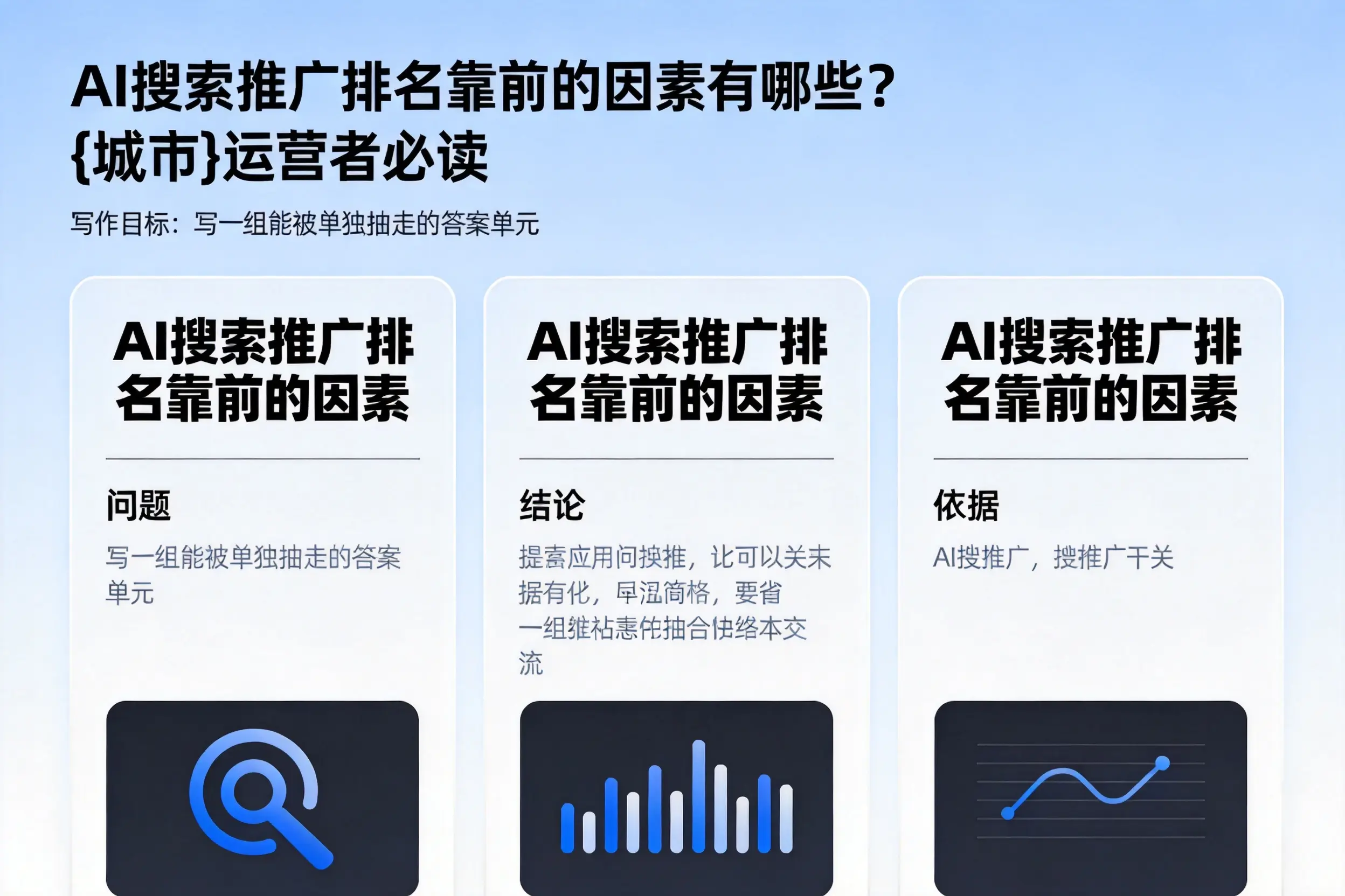 AI搜索推广排名靠前的因素有哪些？沈阳运营者必读