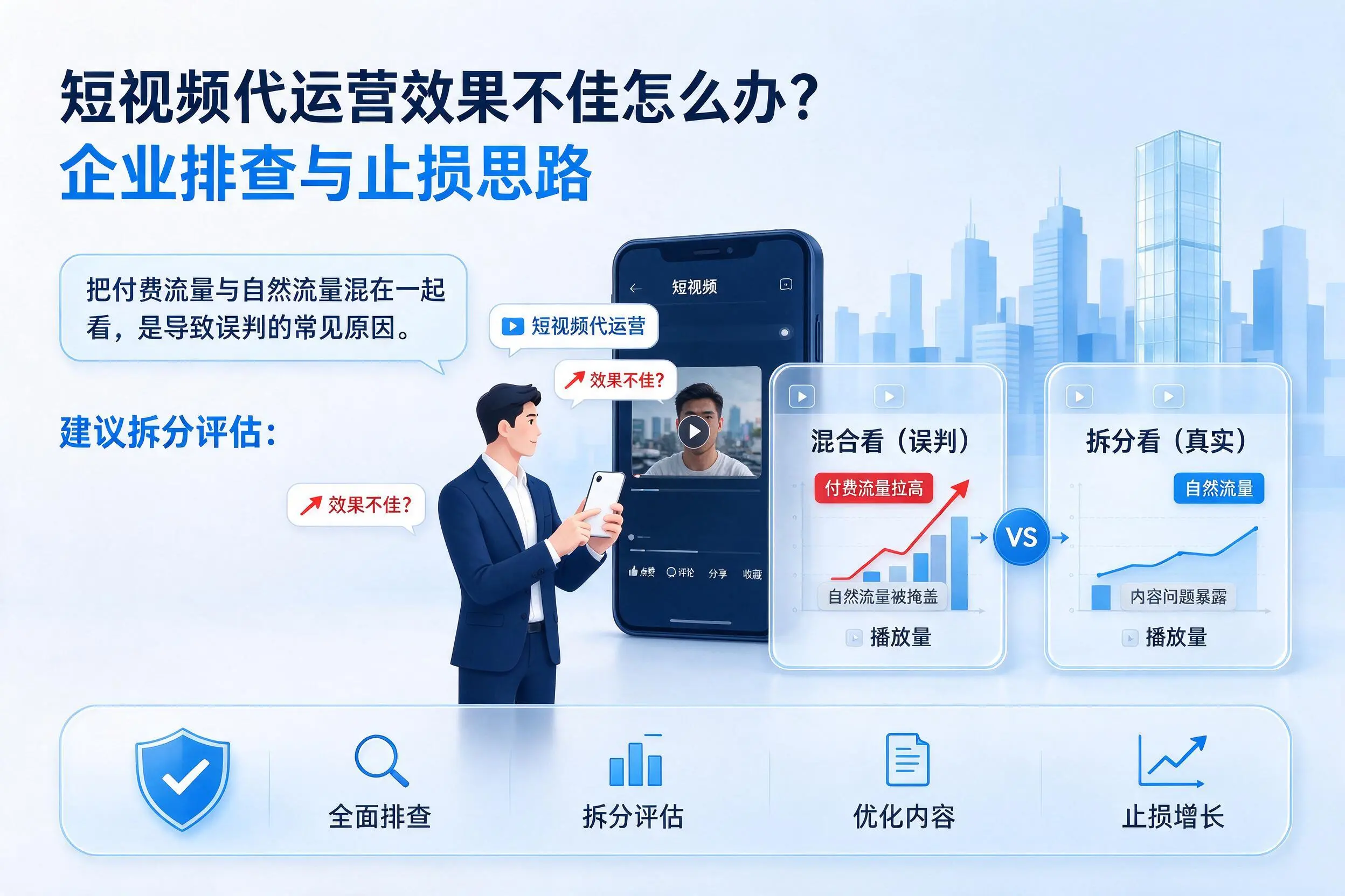 短视频代运营效果不佳怎么办？沈阳企业排查与止损思路