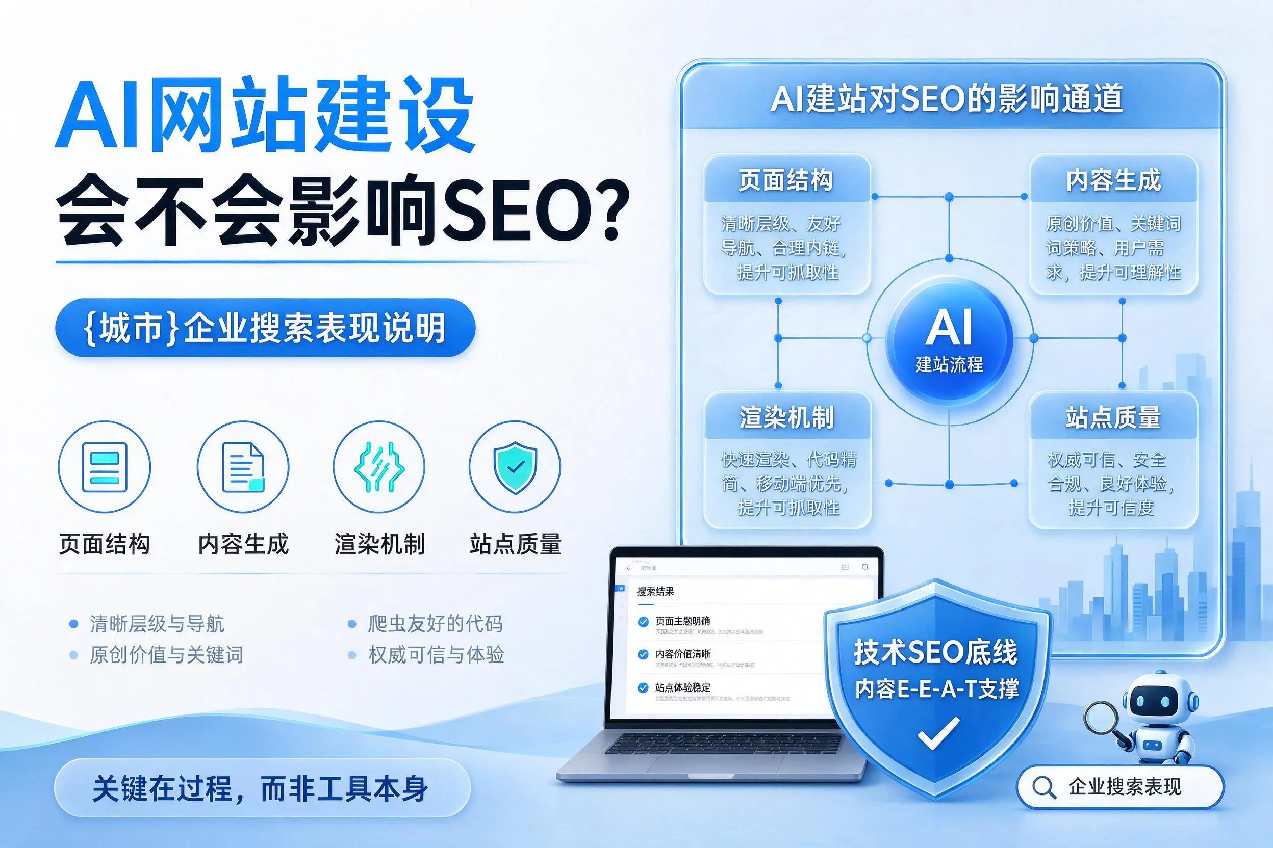 AI网站建设会不会影响SEO?沈阳企业搜索表现说明