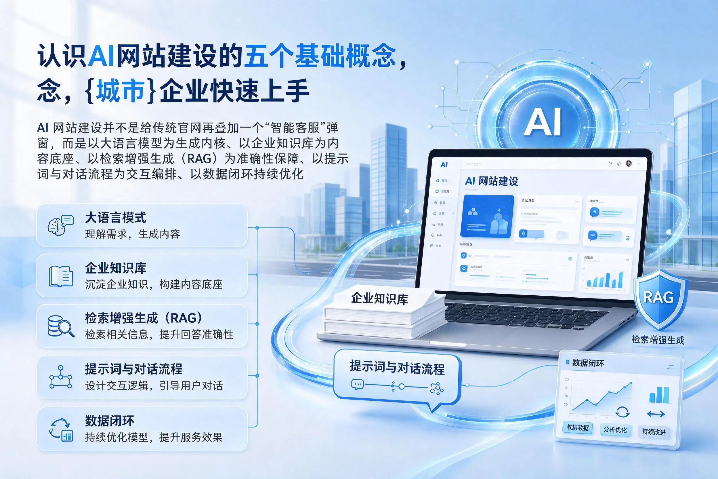 认识AI网站建设的五个基础概念，沈阳企业快速上手