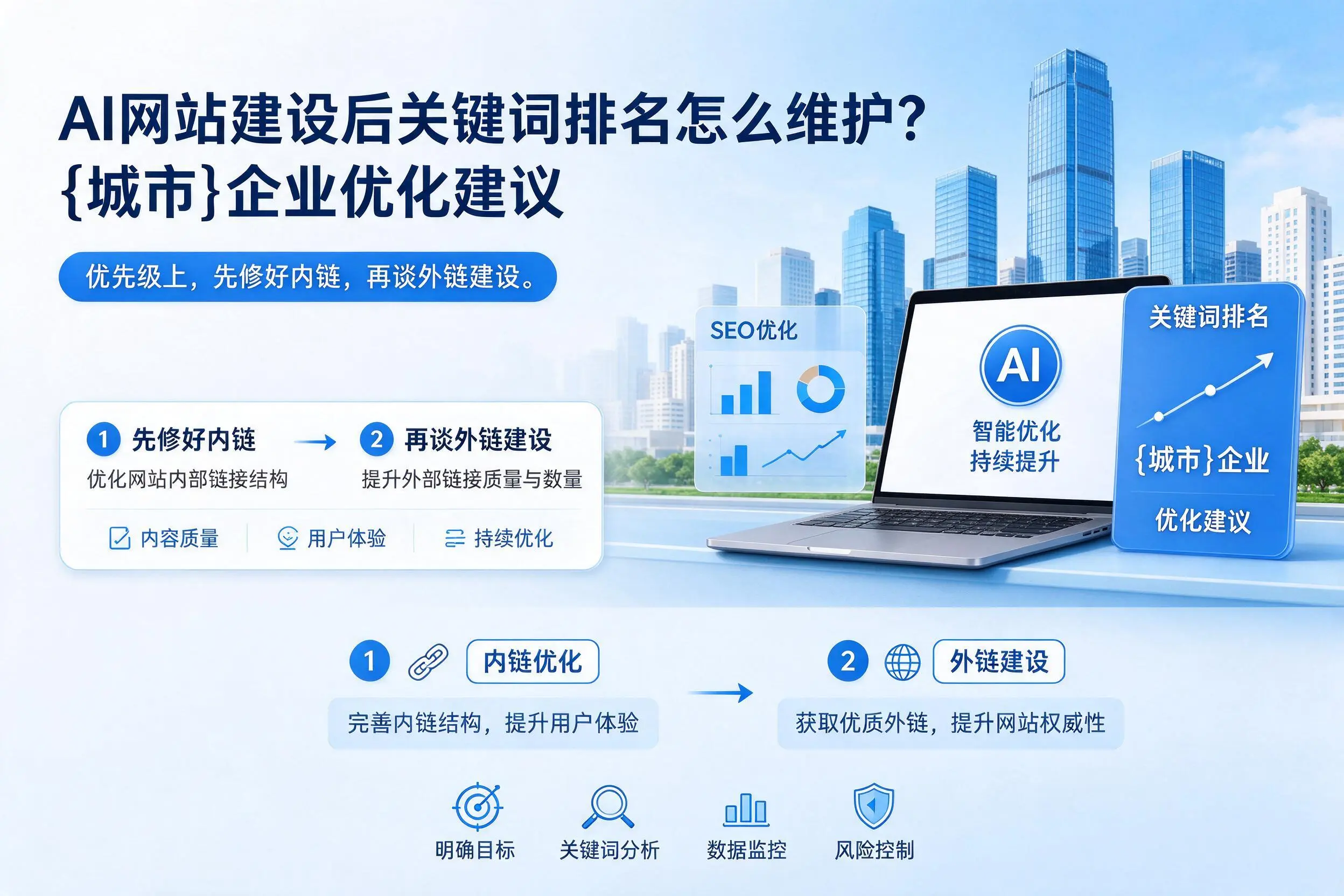 AI网站建设后关键词排名怎么维护?沈阳企业优化建议