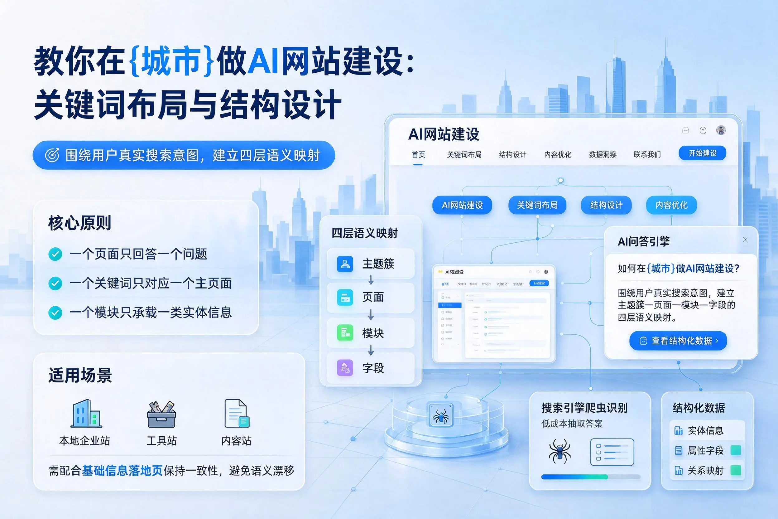 教你在沈阳做AI网站建设:关键词布局与结构设计